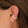 Earcuff silver y Cristales