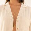 Set Collar  gold+ Aretes Donas