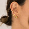 Set X3 Aretes Gotas Y Bolas gold