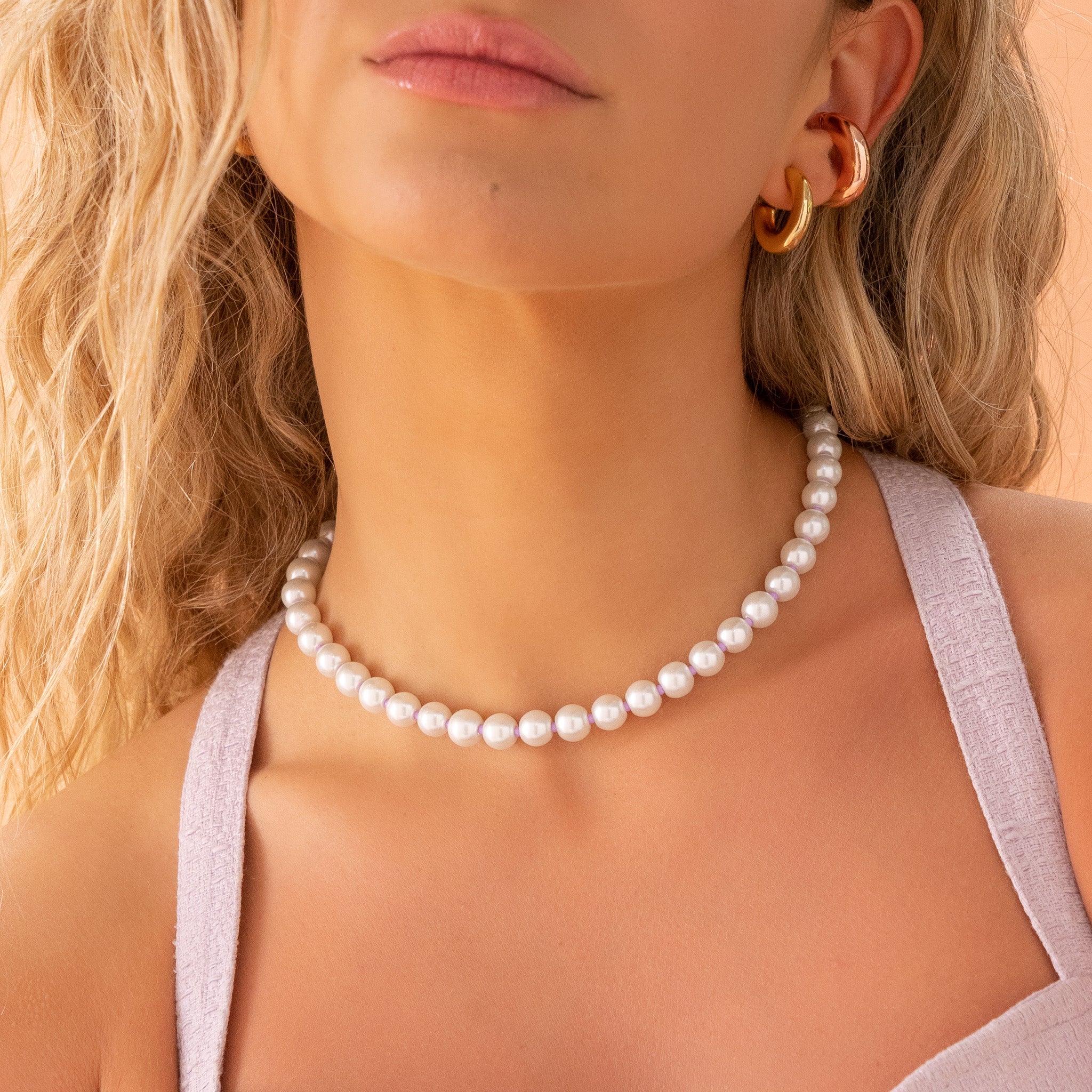 Collar Perlas  Collares de perlas, Perlas, Accesorios para hacer