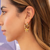 Set X3 Aretes Estrellas gold By Issa Vásquez