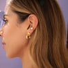 Set x3 Aretes gold By Issa Vásquez